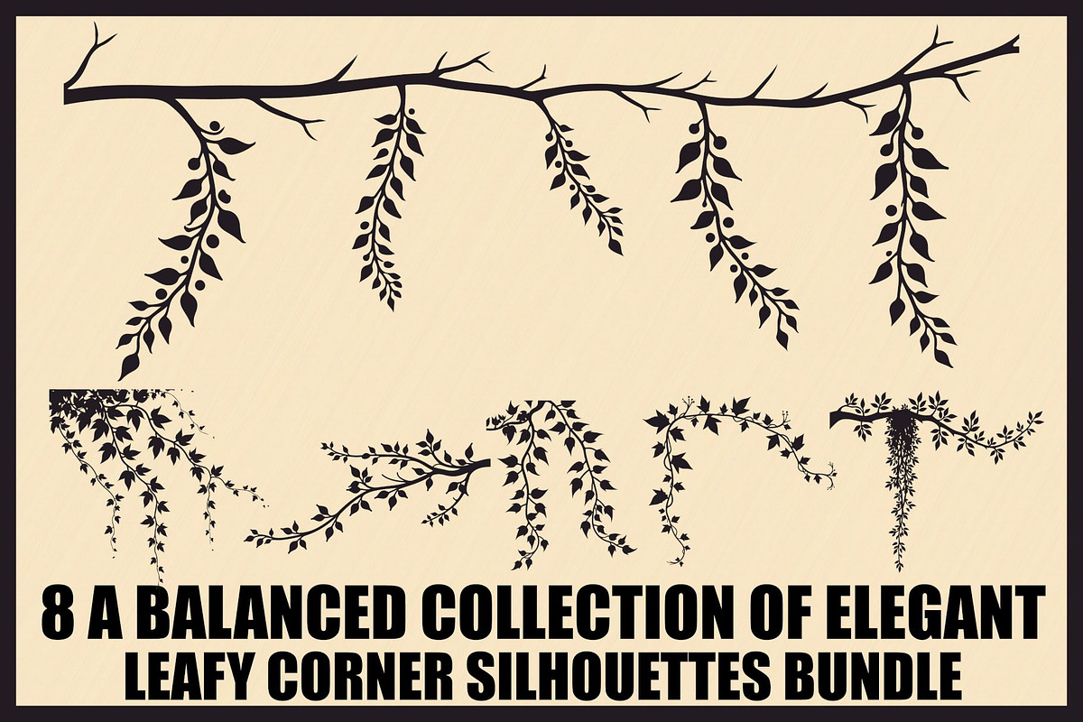 Elegant Leafy Corner Bundle, an Illustration by Creativeshirt (Photo 1 of 9)