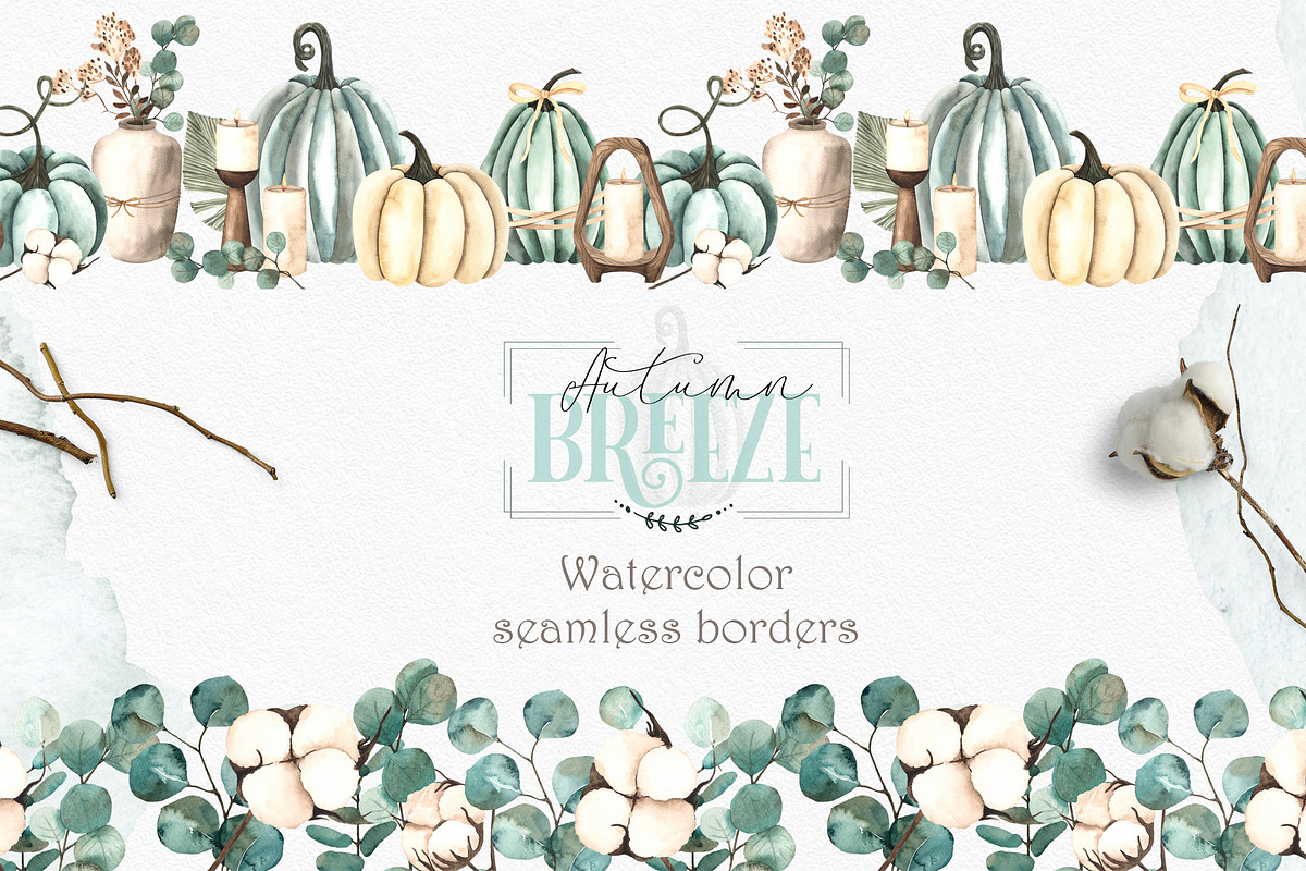 Autumn Breeze. Watercolor collection, an Object Graphic by Ana-Sakuta (Photo 9 of 20)