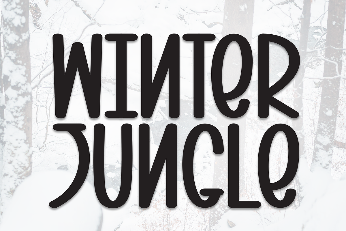 Winter Jungle | Script Font, a Script Font by Scratchones (Photo 1 of 8)