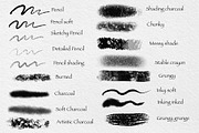 Realistic Dry Media Procreate Brush, a Brush Add-On by HabitusDesigns (Thumbnail 7 of 8)