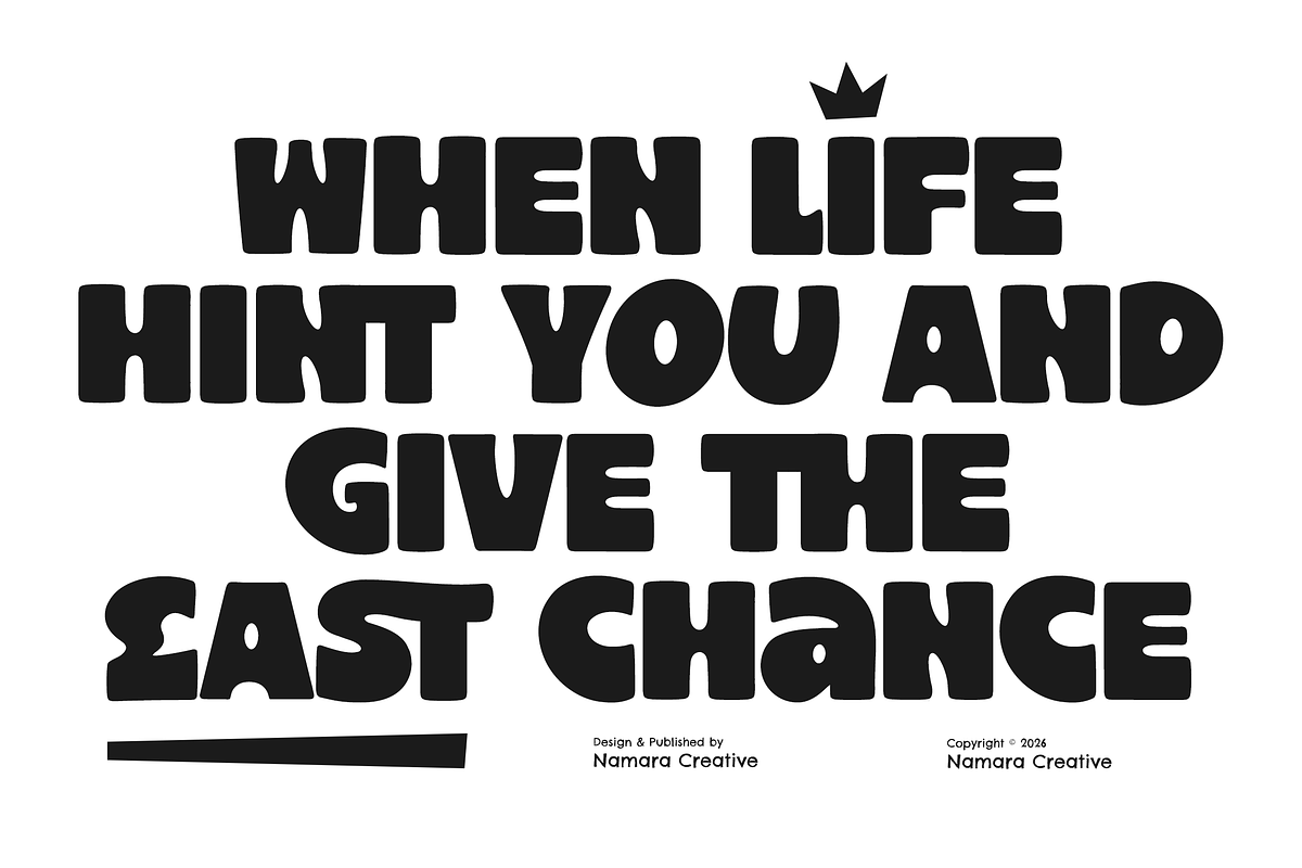 Faster Break - Bold Playful Display, a Sans Serif Font by Namara Creative Studio (Photo 8 of 11)