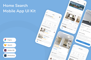 Home Search Mobile App UI Kit