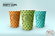 Party Cups Mockup, a Cups & Container Mockup by INCDesign (Thumbnail 4 of 6)