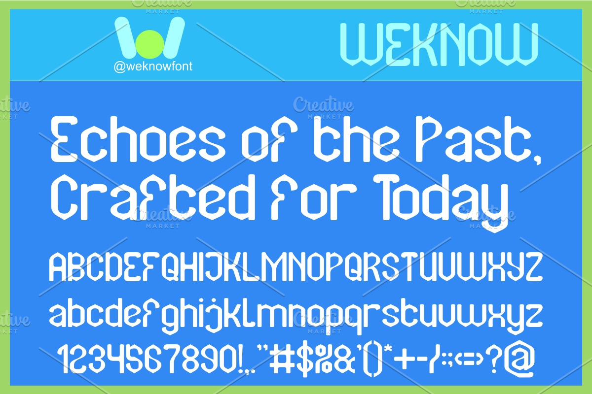 Classic Vintage Font, a Sans Serif Font by weknow (Photo 4 of 9)