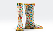 Gumboots Mock-Up, an Apparel Mockup by DesignRushMarket (Thumbnail 4 of 7)