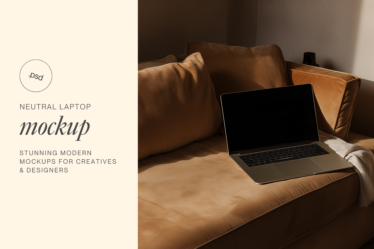 Laptop Mockup | Neutral Aesthetic, a Mac Mockup by The Ethical Agency (Photo 2 of 2)