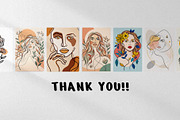 Empowered Women Wall Art, a Wallpaper Graphic by Helospace (Thumbnail 10 of 10)