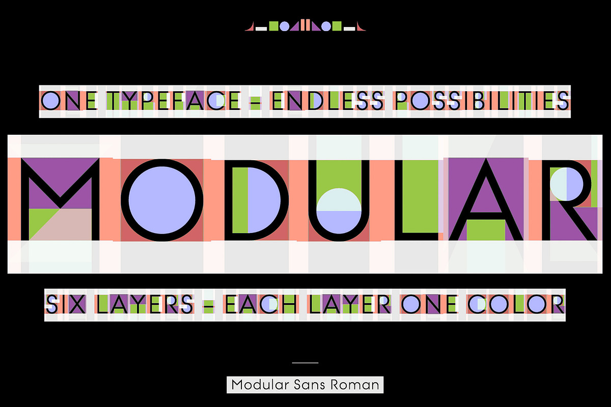 Modular Typeface, a Sans Serif Font by Letterwerk (Photo 3 of 15)