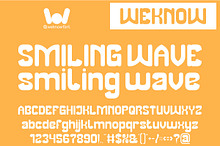 Smiling Wave font