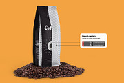 14 Coffee Bag Mockups. Side Gusset, a Packaging Mockup by Grow Design Craft Studio (Thumbnail 5 of 6)