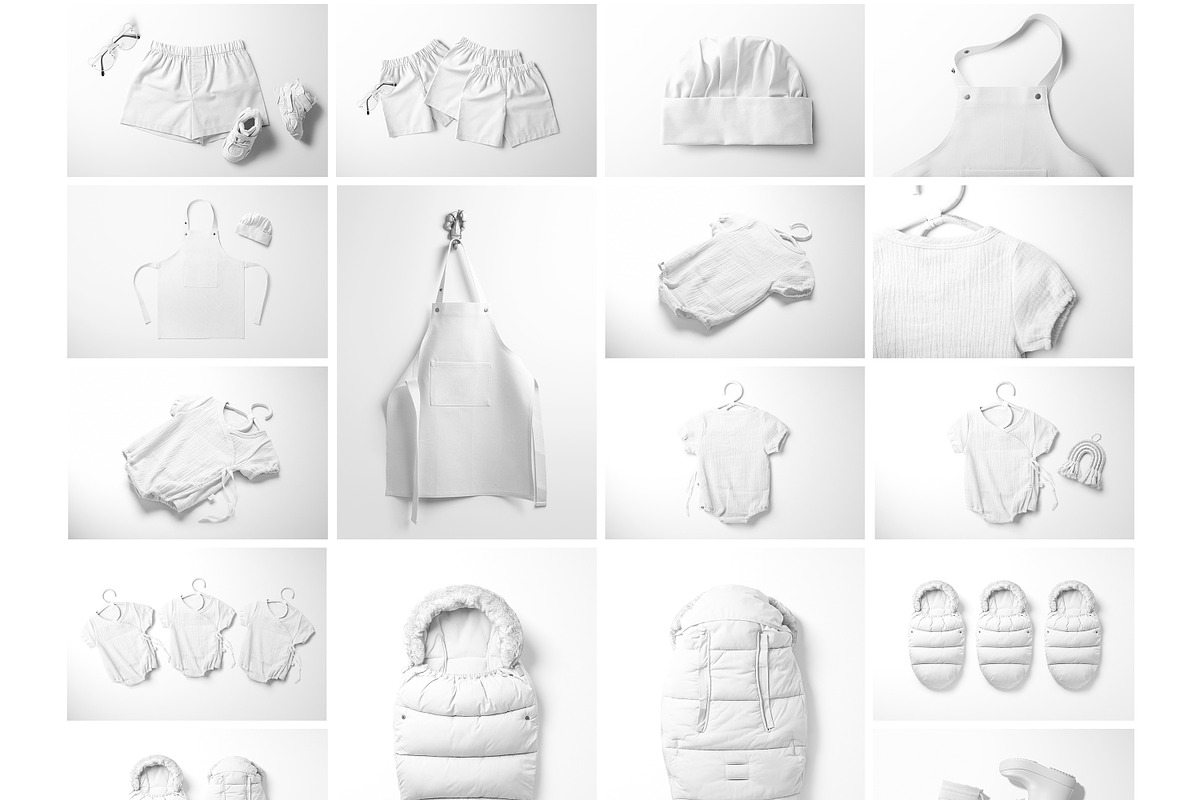 Little Fashion 2 Mockup Bundle, a Merchandise Mockup by creatsy5 (Photo 5 of 38)