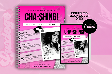 Editable E-book Cover Template