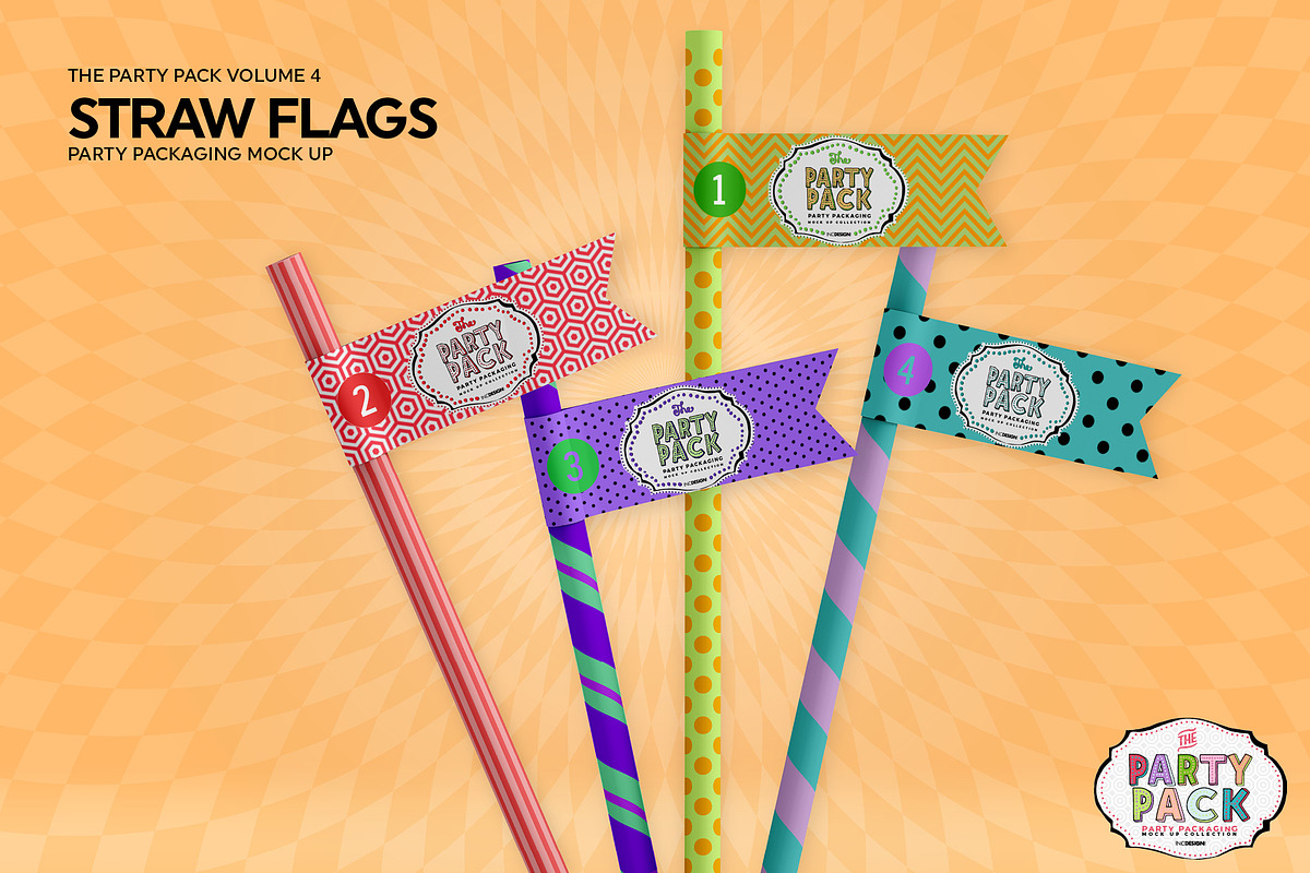 Vol.4 Party Packaging MockUps, a Product Mockup by INCDesign (Photo 6 of 18)
