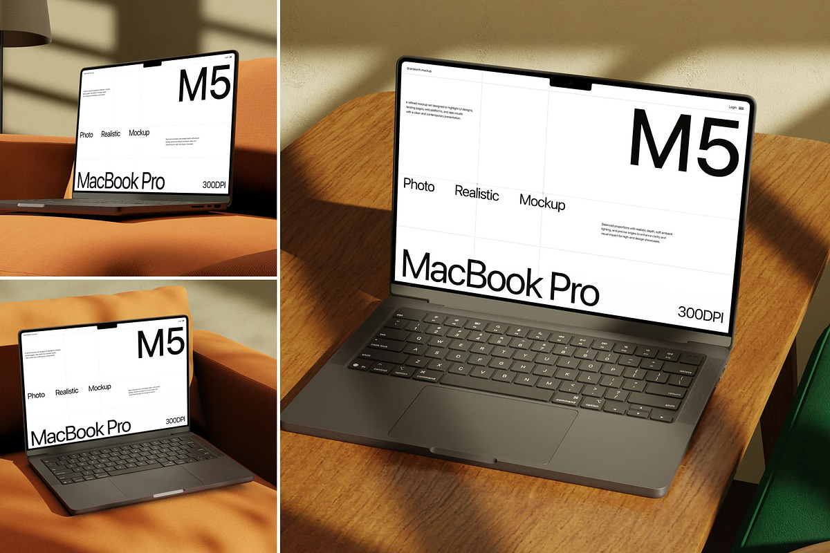 Macbook Pro Laptop Mockup, a Mac Mockup by Brand Earth (Photo 1 of 4)