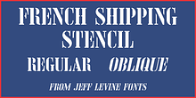 French Shipping Stencil JNL