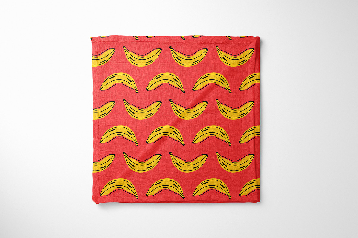 Neon Bananas Repeat Vector Pattern, a Pattern Graphic by K McCormack Designs (Photo 3 of 4)