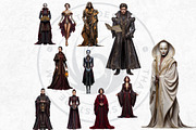Obsidian Opera Characters Cliparts, a Person Illustration by ThatsDesignArt (Thumbnail 9 of 13)