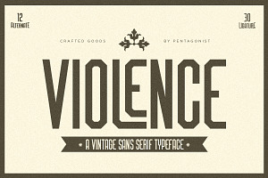 Violence Retro Sans