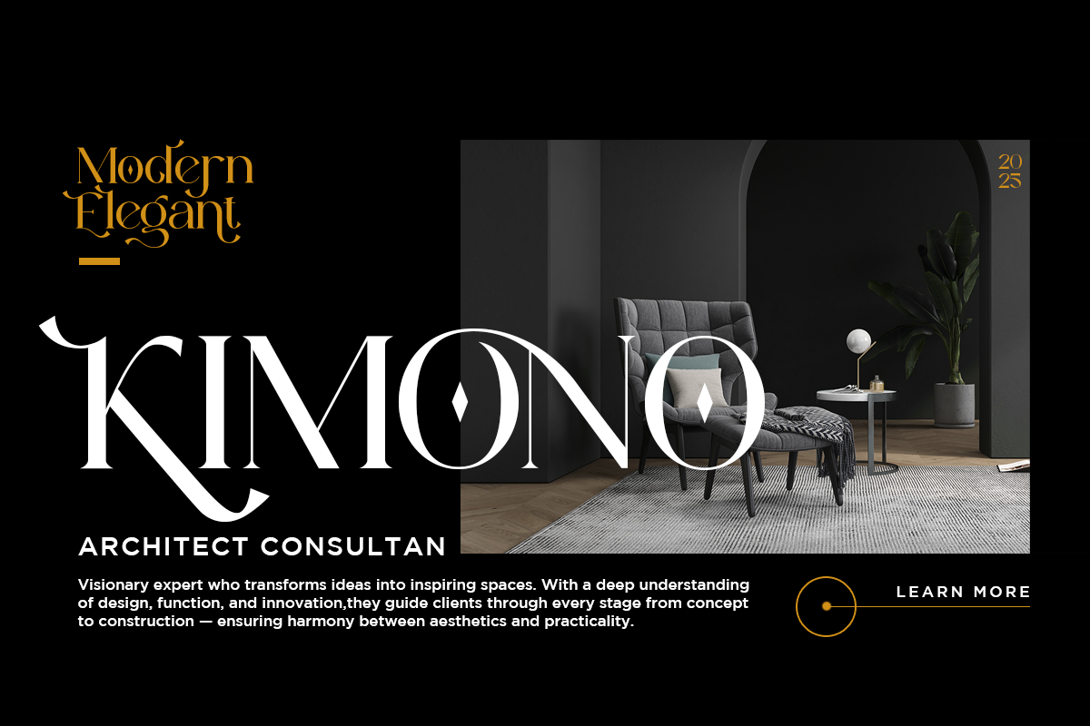 Heksilo - Modern Elegant Serif Font, a Serif Font by Font Liner (Photo 6 of 9)