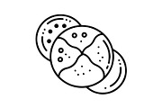 Ramadan traditional bread loaf icon, an Outline Icon by Nurlan's shop (Thumbnail 1 of 3)