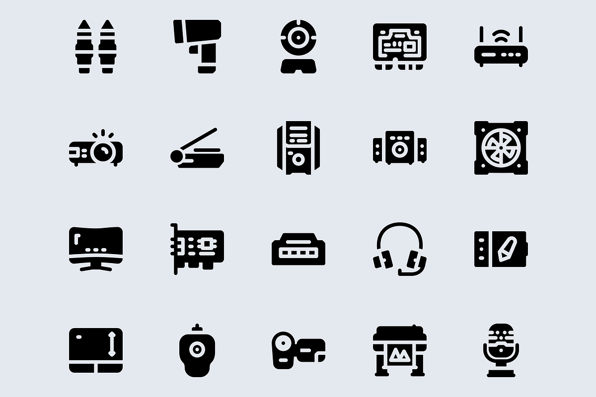 Computer Component Simple Solid Icon, a Solid Icon by TRDesignCreativeStud (Photo 3 of 4)
