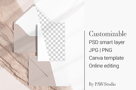 Customizable Card Mockup 5x7 8e b32