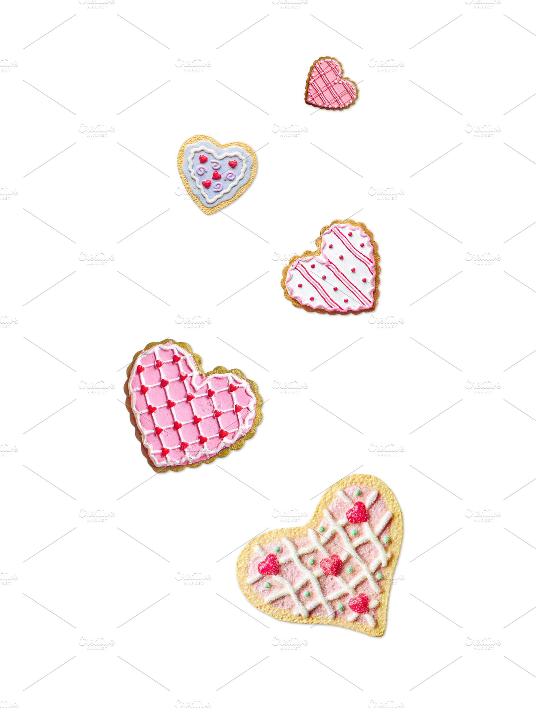 Valentines day cookie background, a Holiday Photo by BOOCYS