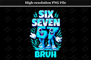 Six Seven 67 Viral Brainrot Meme PNG, a Graphic by Vector Portal (Thumbnail 1 of 6)