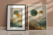 Modern Nature Landscape Illustration, a Decorative Illustration by Housui Patterns (Thumbnail 4 of 12)