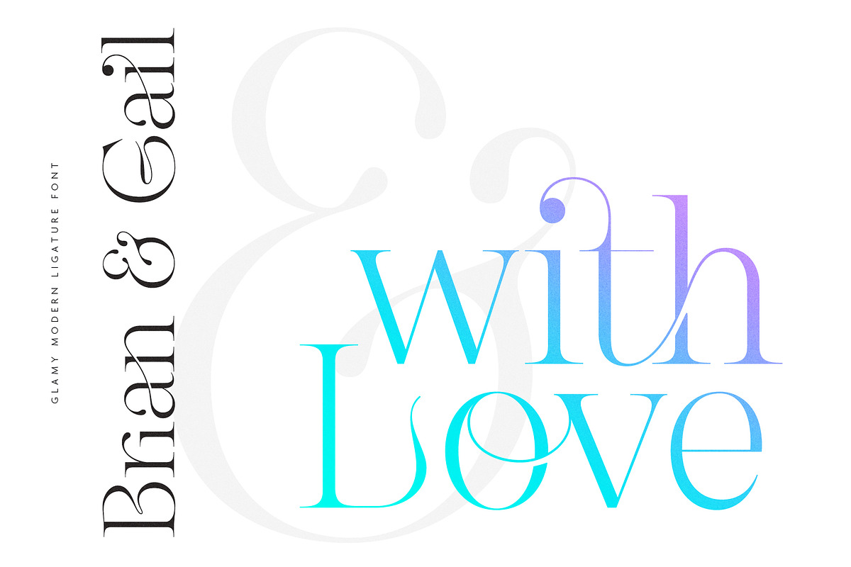 GLAMY - Ligature Rich Serif, a Serif Font by Ivan Rosenberg (Photo 4 of 13)