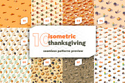 Isometric Thanksgiving Patterns, a Pattern Graphic by oelhoem (Thumbnail 5 of 5)