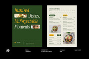 Green Minimalist Menu Template, a Stationery Template by Neermana (Thumbnail 1 of 4)