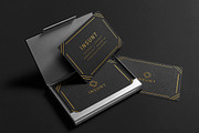 Insunt Gold Black Business Card, a Business Card Template by Shahjhan (Thumbnail 1 of 2)
