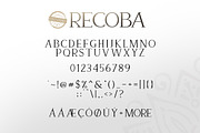 Recoba Font Family, a Serif Font by khurasan (Thumbnail 6 of 6)