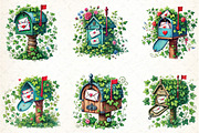 Spring Mailbox Clipart, an Illustration by DreamCafeArt (Thumbnail 3 of 5)