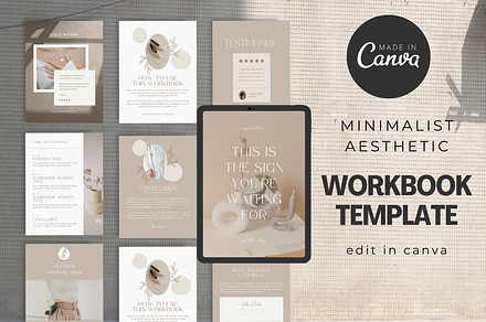 NEUTRAL BOHO WORKBOOK FOR COACHES