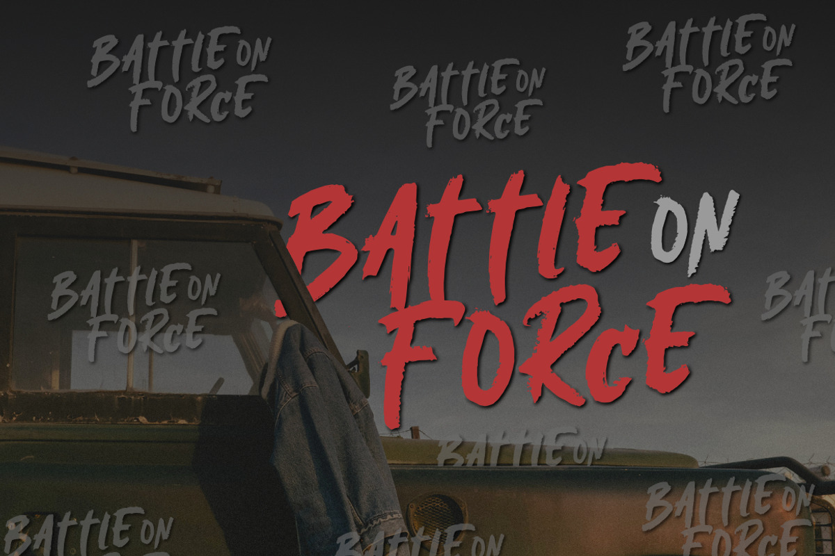 Brhia – Textured Brush Font, a Handwritten Font by Bayuktx (Photo 4 of 8)