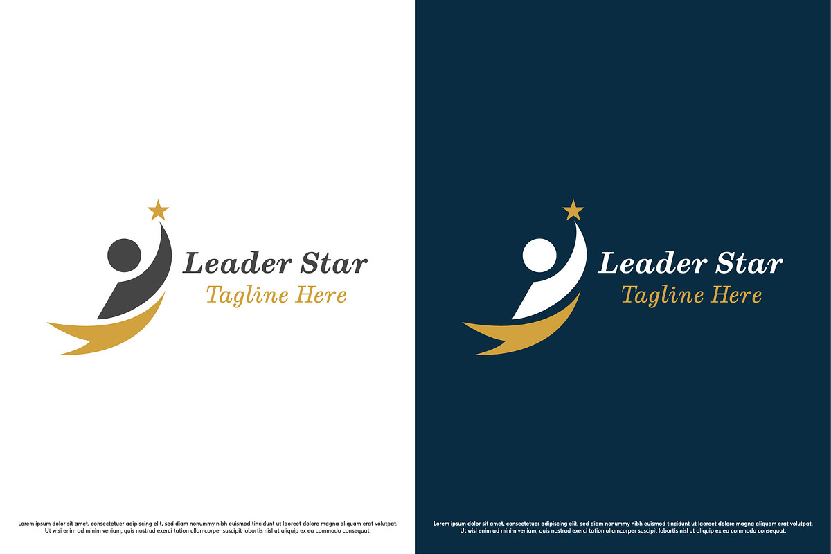 Leader Rise Star Logo Icon Template, a Branding & Logo Template by Morvana Crew (Photo 2 of 2)