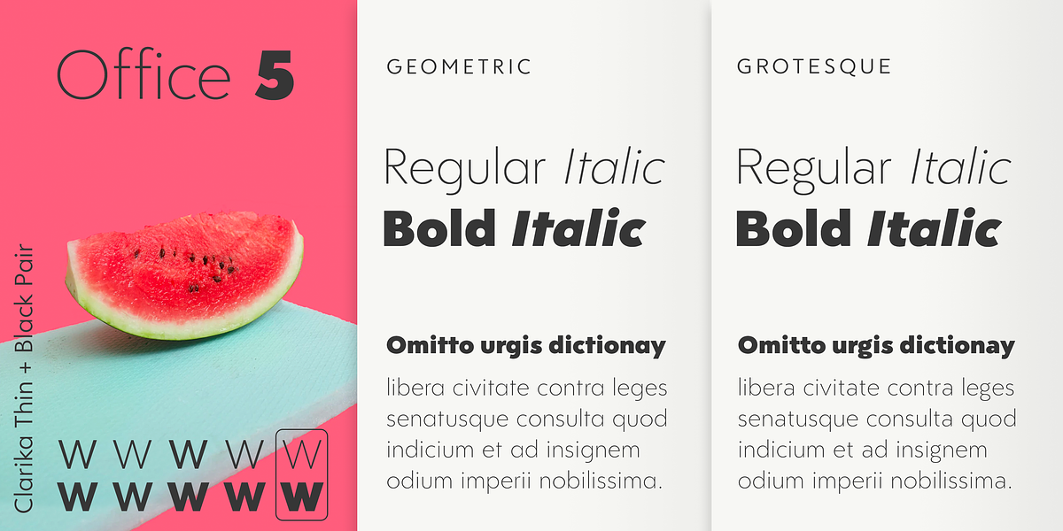 Clarika Office, a Sans Serif Font by Wild Edge (Photo 7 of 9)