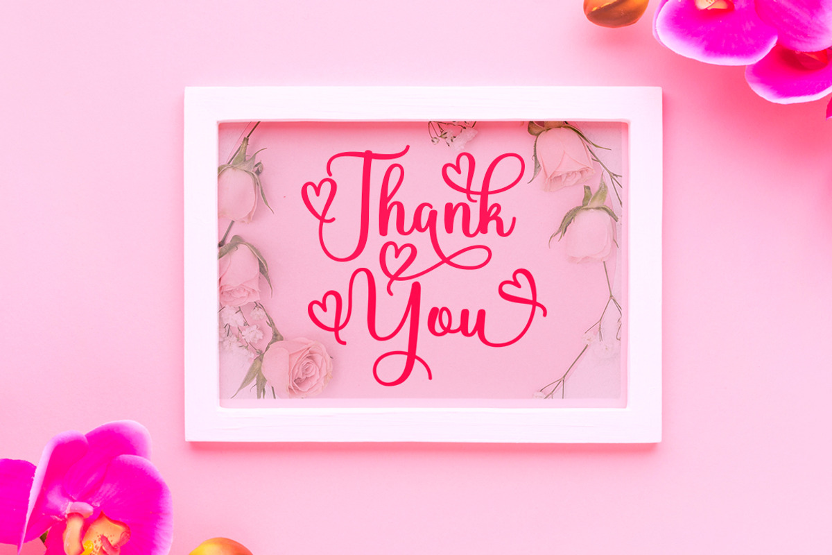 Baby Valentina, a Script Font by Megatype (Photo 7 of 7)