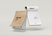 vol 2 Notepad A6 Mockup, a Books & Magazine Mockup by graphic_keY (Thumbnail 1 of 4)