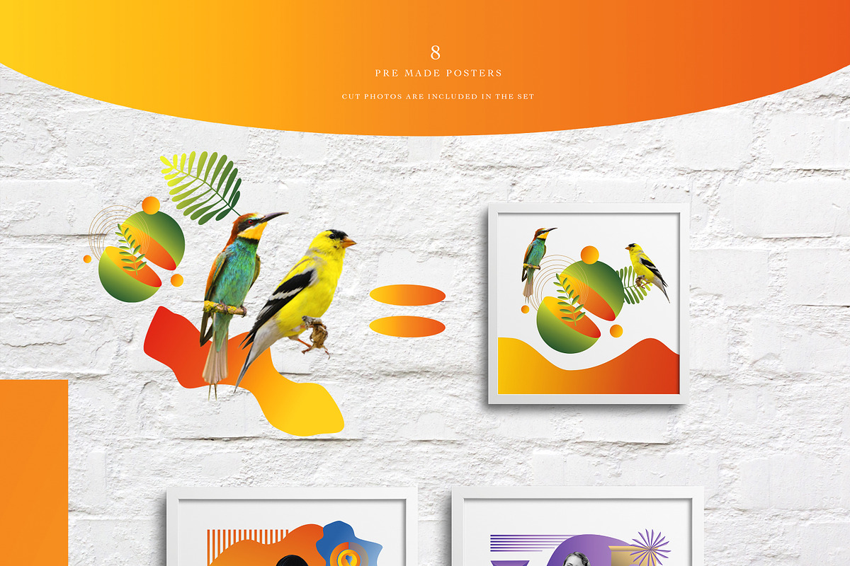ABSTRACT ELEMENTS+COLLAGE, an Object Graphic by WildStrawberry Magic (Photo 4 of 19)