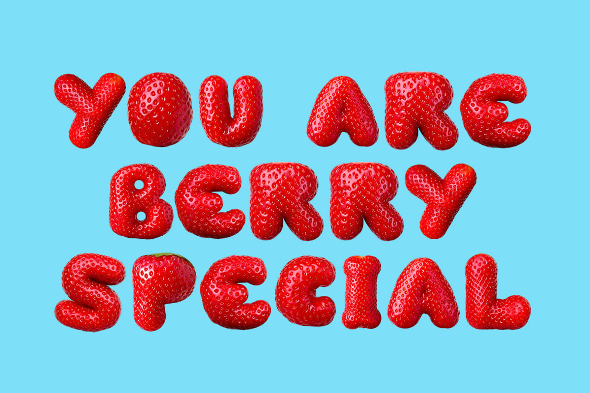Strawberry Font, a Handwritten Font by Handmadefont (Photo 7 of 10)