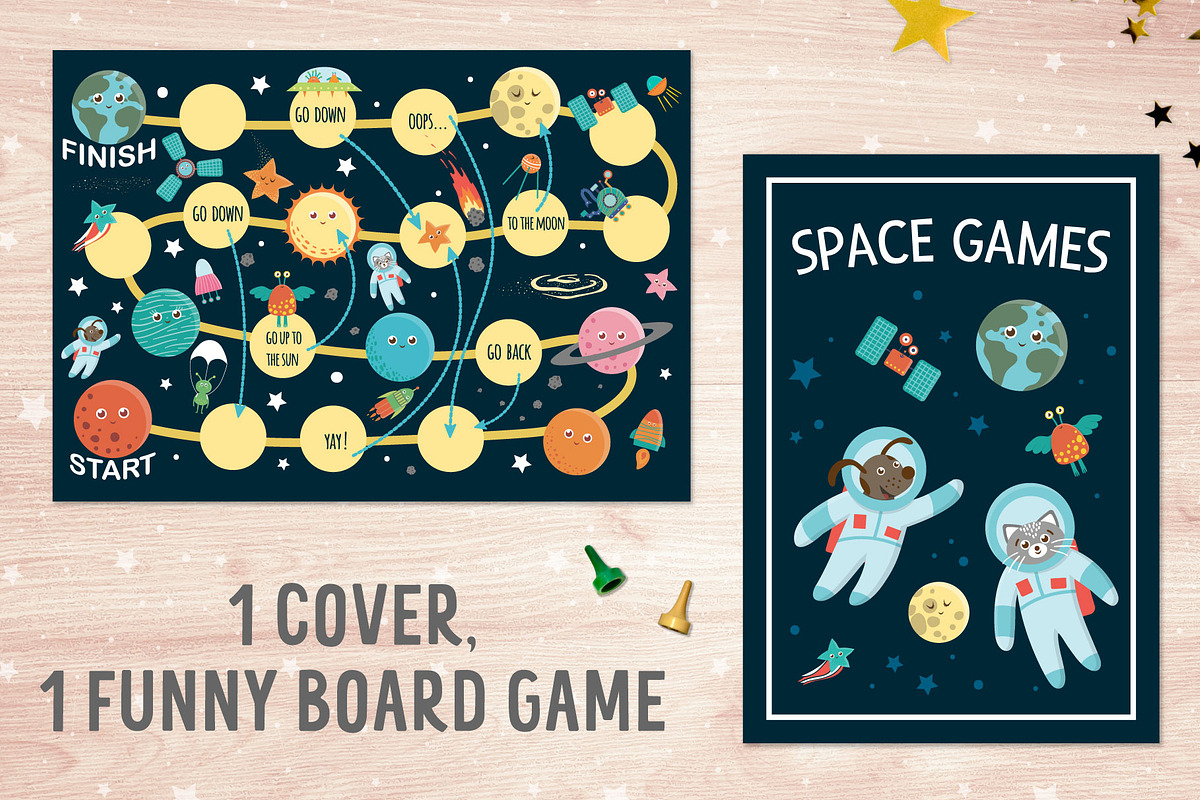 Space Games, an Education Illustration by Lexi Claus (Photo 2 of 13)