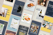 Restaurant Instagram Kit | Canva, a Social Media Template by Rose & Co. (Thumbnail 4 of 6)