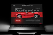 Super Car Website Template, a Landing Page Template by Glyphminds Studios (Thumbnail 3 of 3)