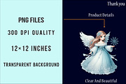 Christmas Angels Clipart Bundle, an Illustration by SinaCreation (Thumbnail 6 of 7)