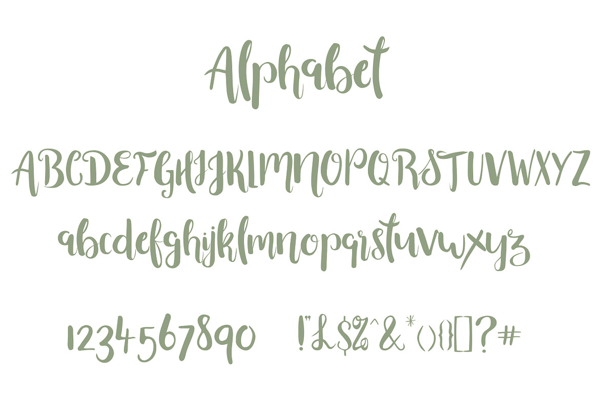 Beautiful Font preview 7