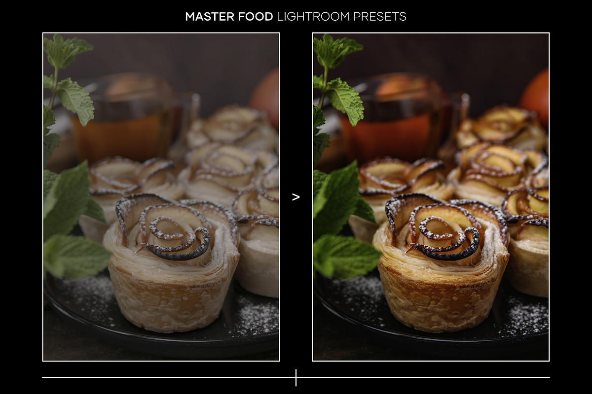 Master Food 60 Lightroom Presets, a Preset Add-On by Supply Boutique Co. (Photo 4 of 12)