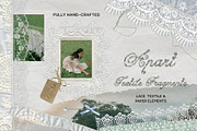 Textile, Lace & Paper Fragments, an Object Graphic by Purple (Thumbnail 1 of 14)